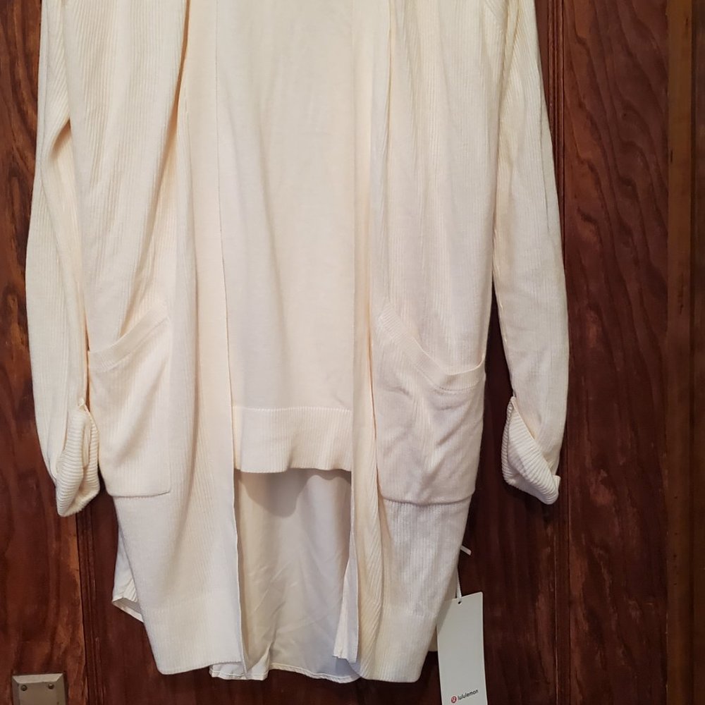 NWT Lulu lemon still at ease wrap and L/S matching shirt sold as a set